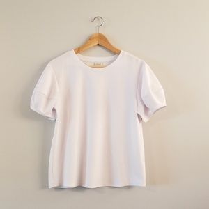 NWT CUPIO size M short bubble sleeve blouse